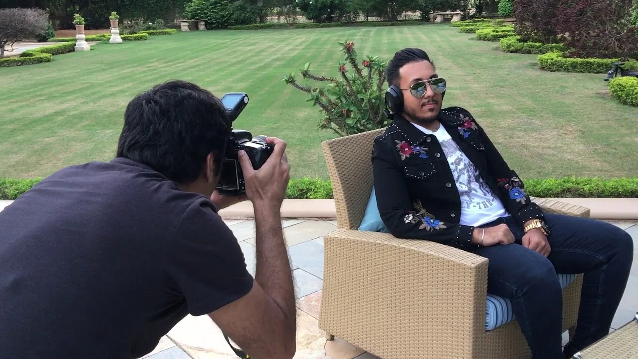 国际明星合作拍摄现场